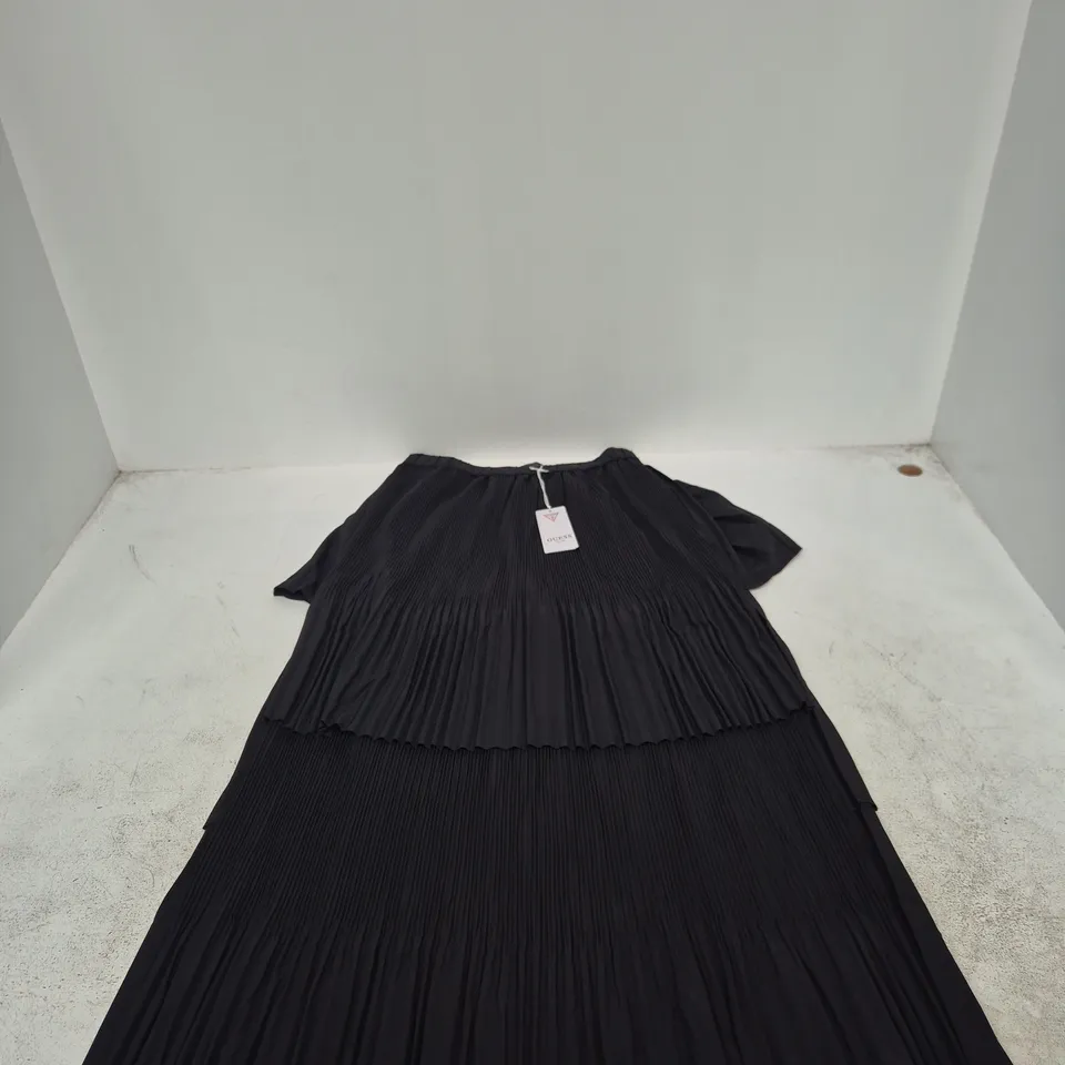 GUESS BLACK PLEATED DRESS – WOMEN'S, SIZE M/M