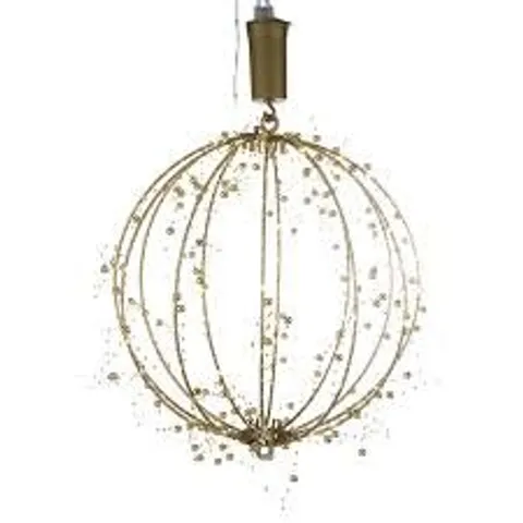 OUTLET SARA DAVIES 30CM PRE LIT BEADED SPHERE
