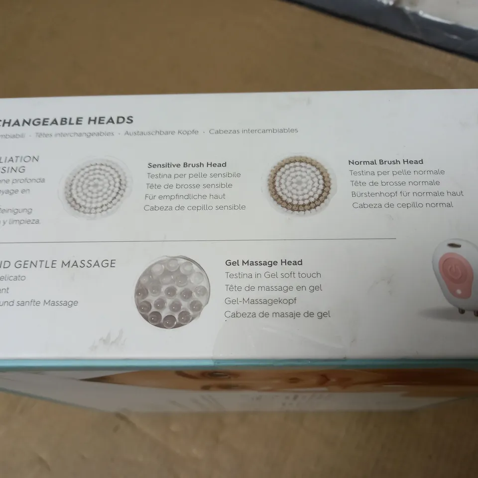 BOXED AS NEW HOMEDICS BEAUTY PURETE+ CLEANSING AND EXFOLIATING BRUSH