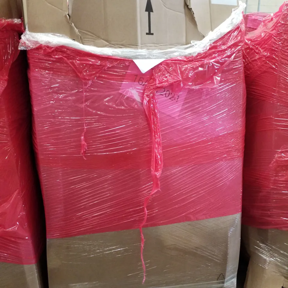 PALLET OF ASSORTED PRODUCTS INCLUDING SENSOR MOTION RECYCLING BIN, DIGITAL AIR FRYER, TOILET SEAT, 12.5M DRYING SPACE