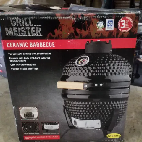 BOXED GRILL MEISTER CERAMIC BARBECUE