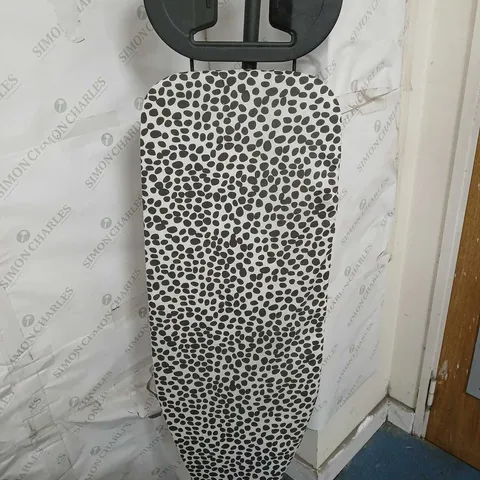 IRONING BOARD IN WHITE/BLACK SPOT - COLLECTION ONLY