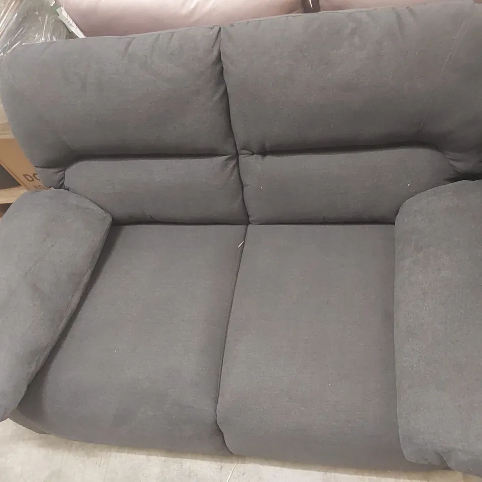 QUALITY DESIGNER 2-SEATER FABRIC UPHOLSTERED SOFA