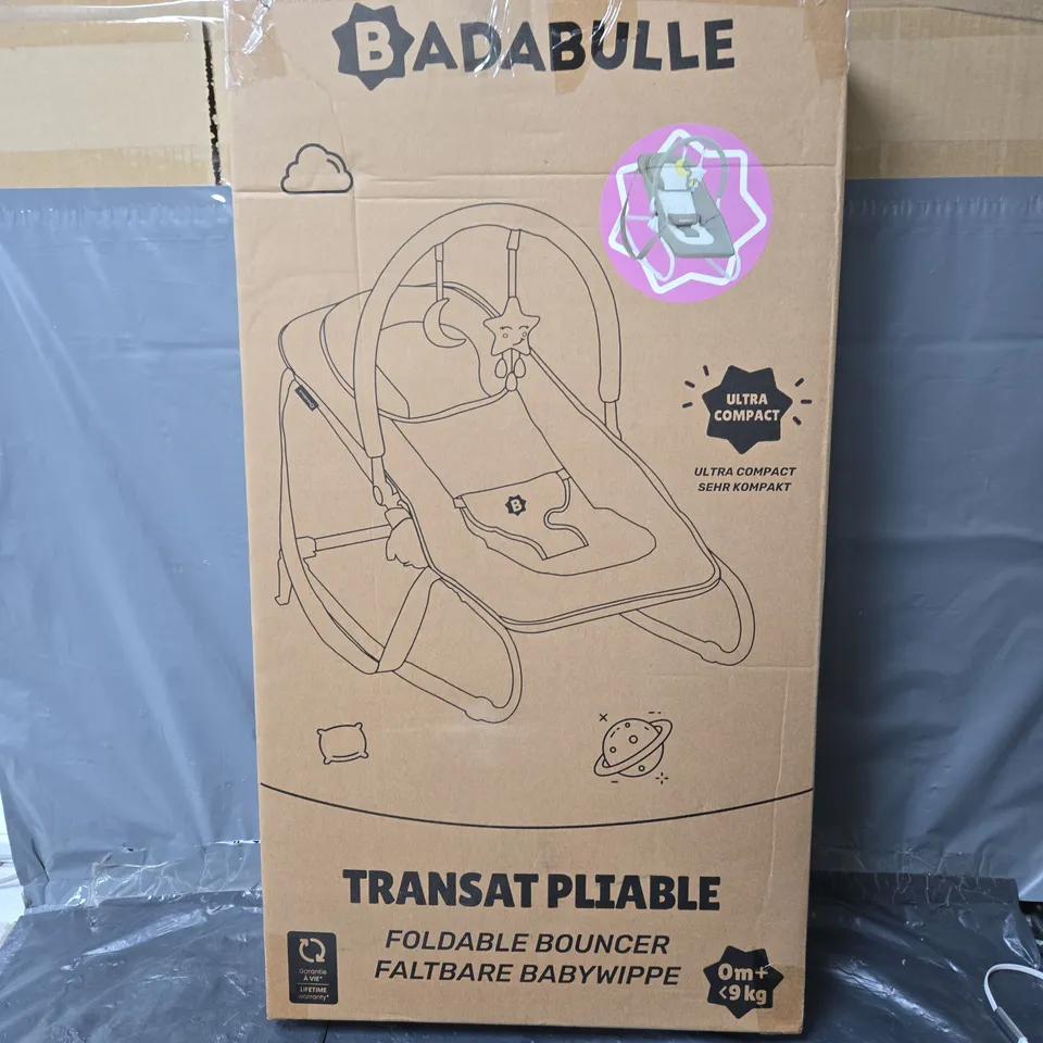 BADABULLE EASY NURSERY BABY ROCKER BOUNCER- MOONLIGHT