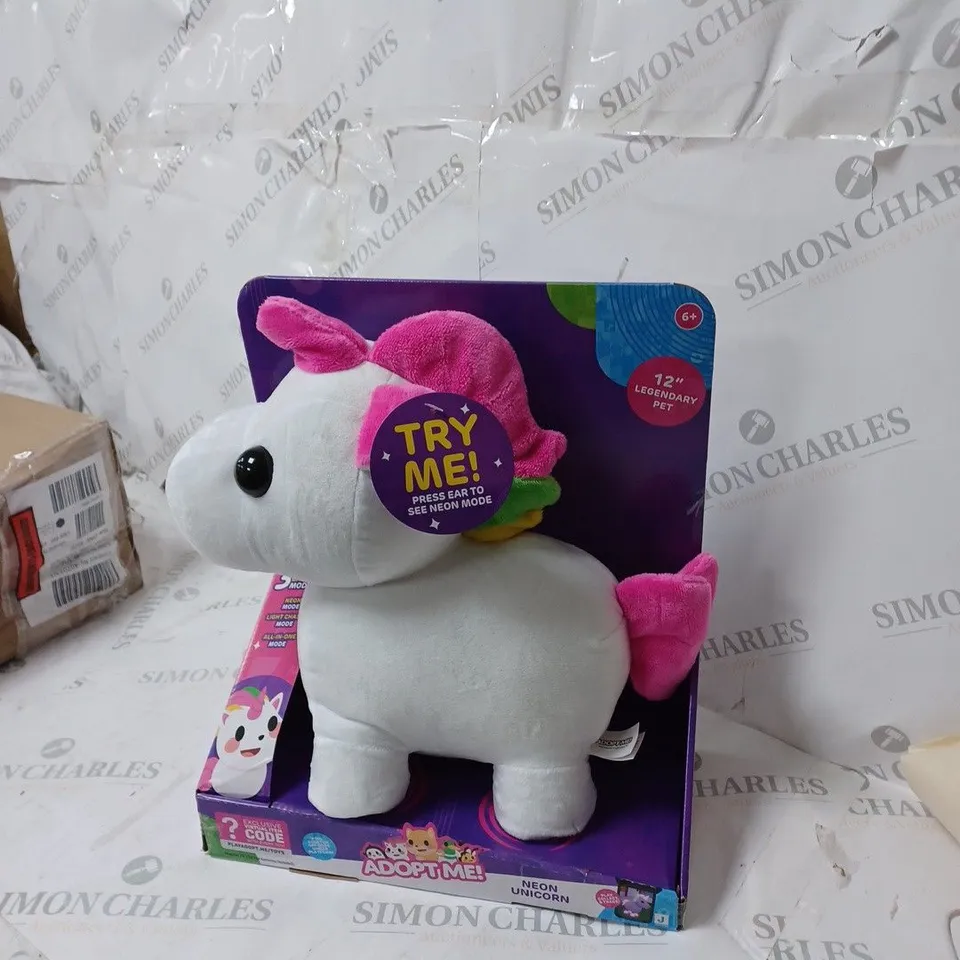 ADOPT ME FEATURE PLUSH UNICORN  RRP £29.99