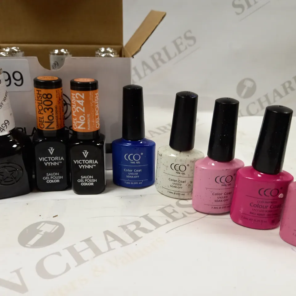 LIGHT CURED GEL POLISH BUMPER SET APPROX. 20 ITEMS 