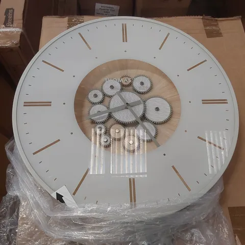 BOXED THOMAS KENT METAL WALL CLOCK (1 BOX)