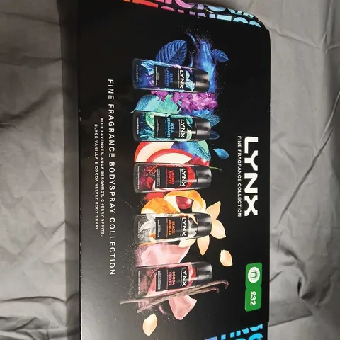 LYNX FINE FRAGRANCE COLLECTION GIFT SET – 5 × 150ML BODY SPRAYS