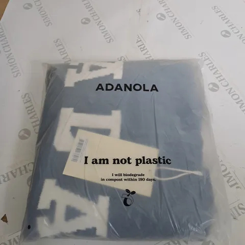 BAGGED ADABOLA OVERSIZED KNIT SWEATSHIRT DARK GREY/CREAM MEDIUM