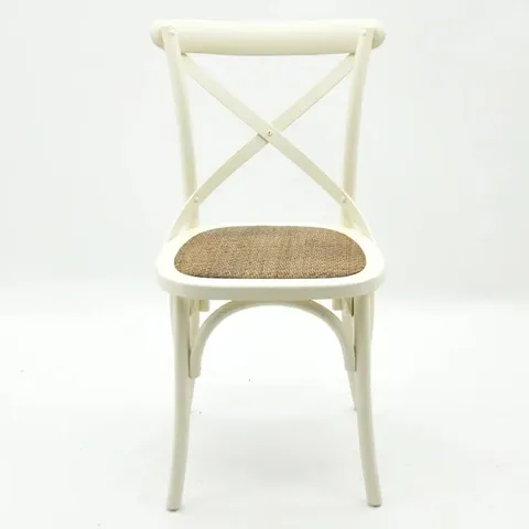 BOXED ARNUFLO CROSS BACK SIDE CHAIR (1 BOX)