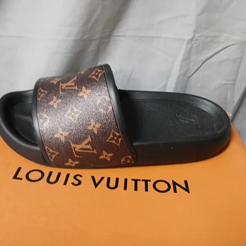 LOUIS VUITTON MONOGRAM SLIDE SANDALS – WOMEN'S  EU 44