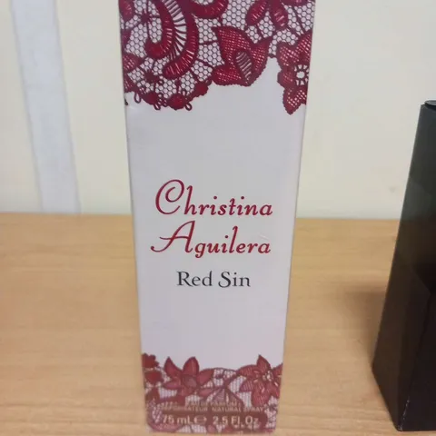 BOXED CHRISTINA AGUILERA RED SIN EAU DE PARFUM 75ML