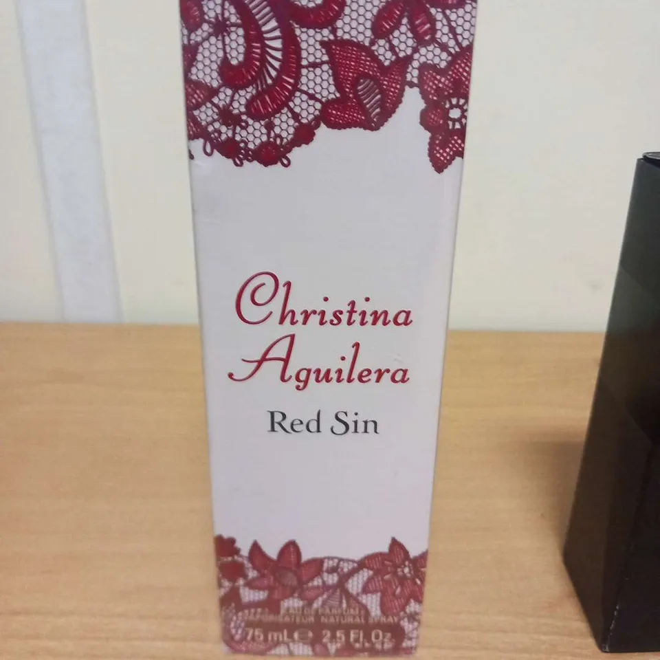 BOXED CHRISTINA AGUILERA RED SIN EAU DE PARFUM 75ML