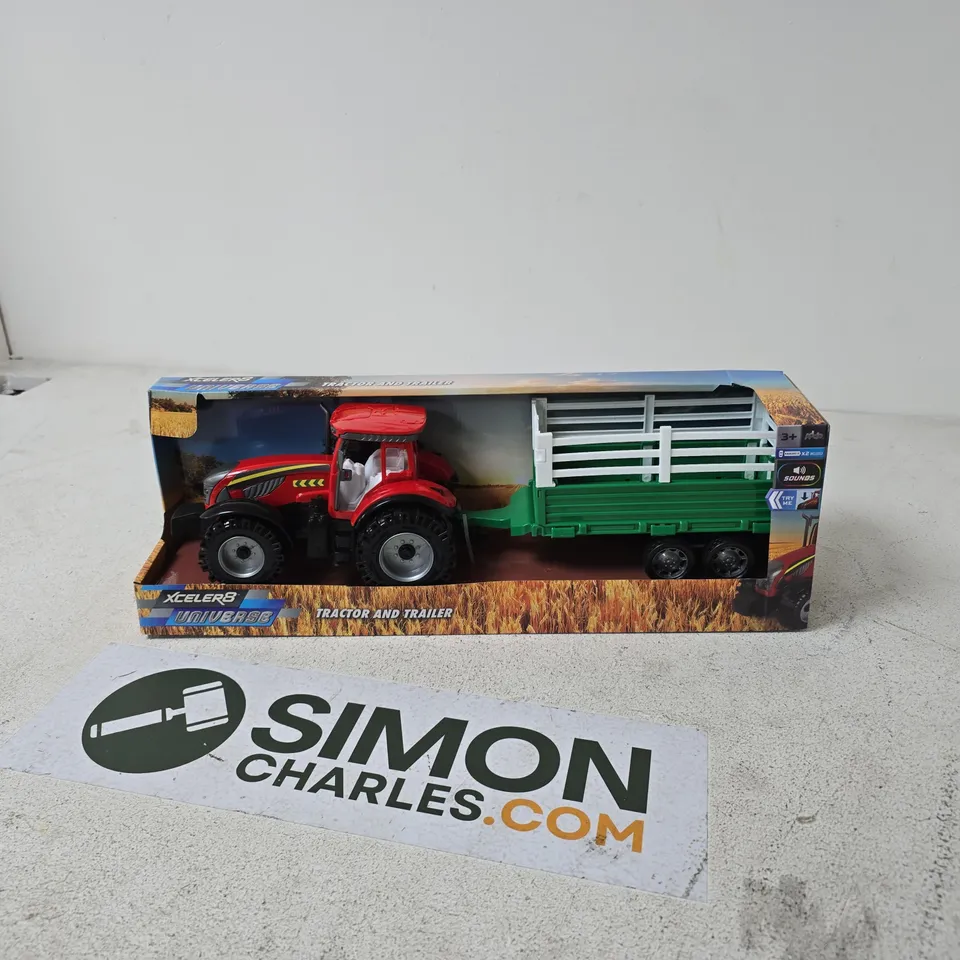 TRACTOR AND TRAILER TOY VEHICLE – BOXED (AGE 3+)