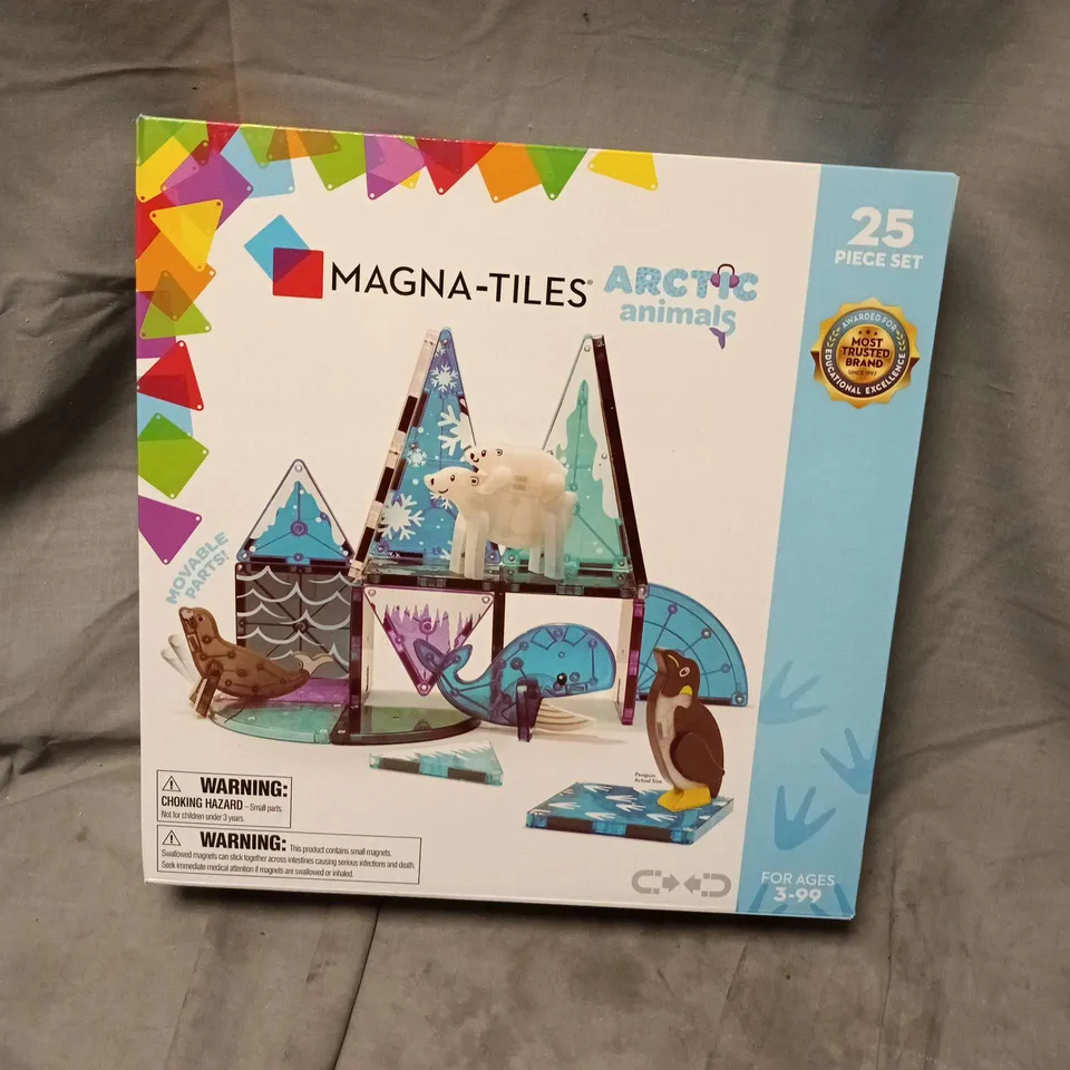 MAGNA-TILES ARCTIC ANIMALS 25-PIECE SET – BOXED