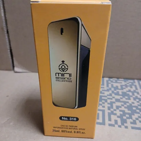 BOXED MINI BRAND NO 316 EAU DE PARFUM 25ML