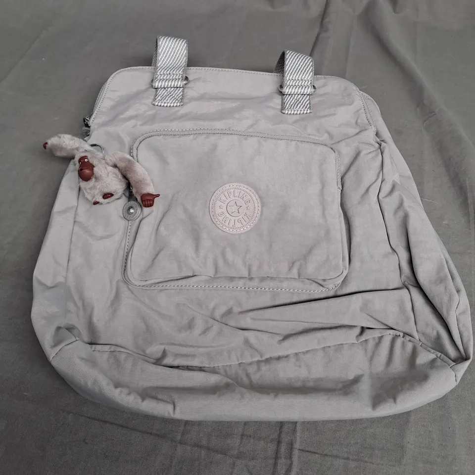 KIPLING CRAVALA TOTE BAG IN LIGHT GREY