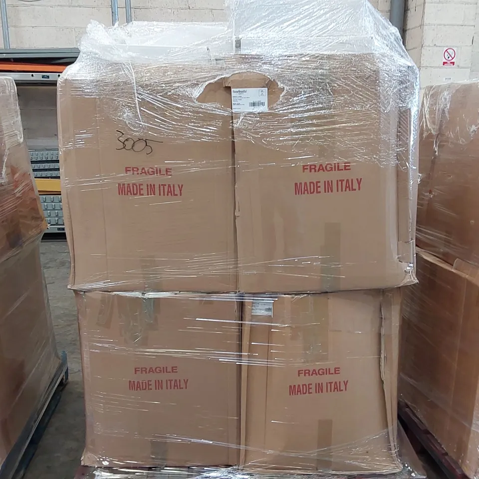 PALLET OF APPROXIMATELY 70x BATHSTORE HOUSE BEAUTIFUL 600MM PLASTIC DRAWER INSERTS 