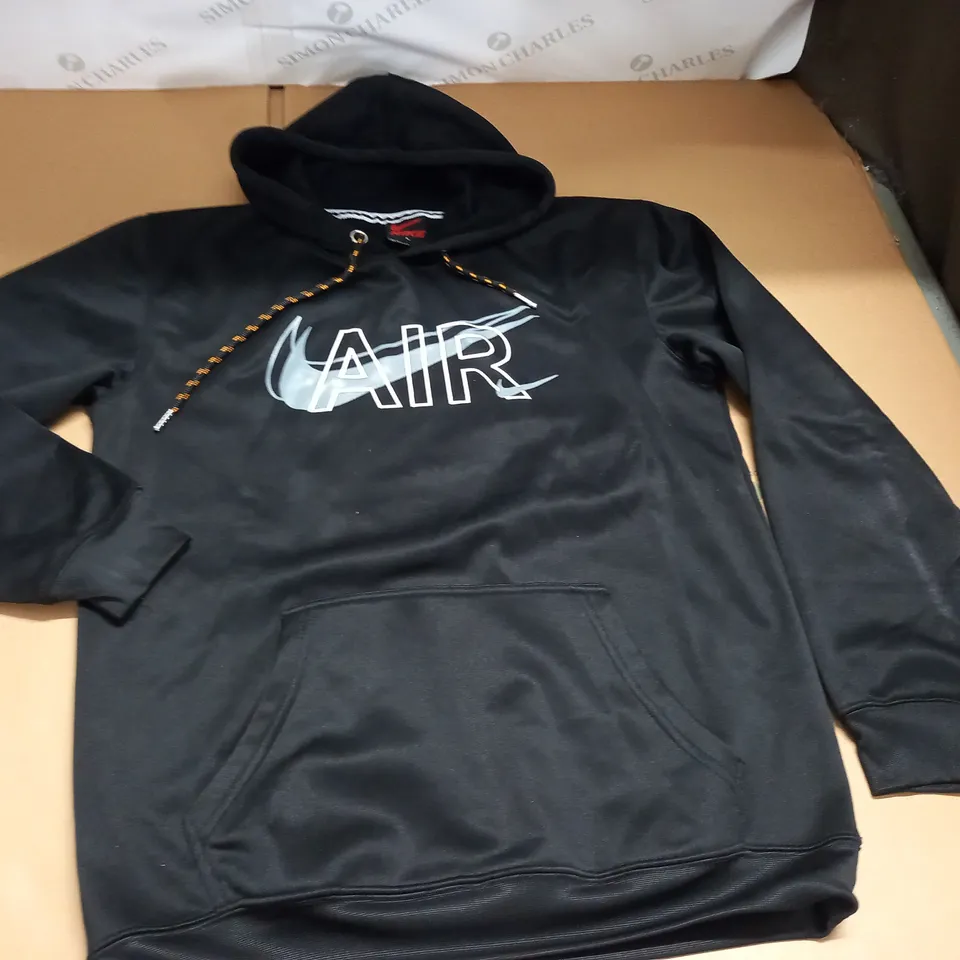 NIKE BLACK HOODIE - L