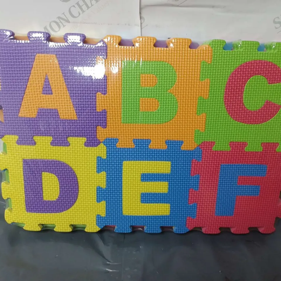 ALPHABET AND NUMBERS AND LEARNING FOAM TILES