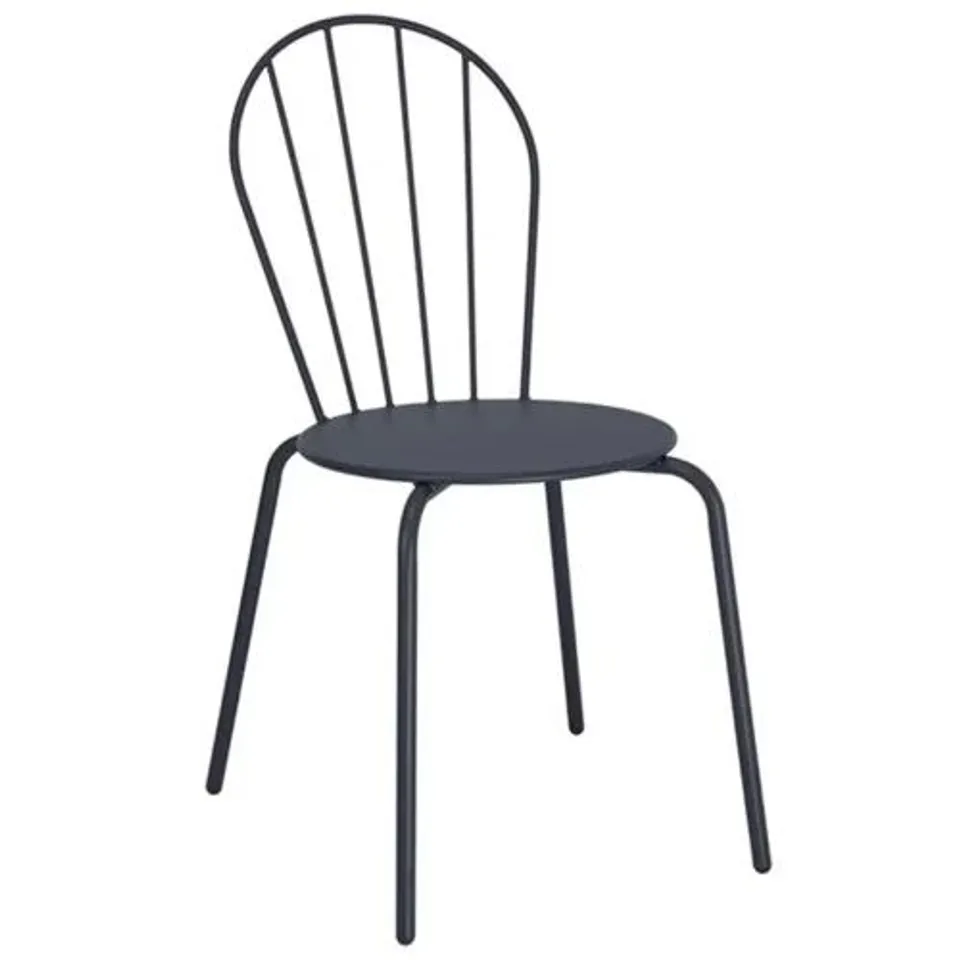 BOXED BOLERO ADELINE SIDE CHAIRS SLATE BLUE (PACK OF 4)