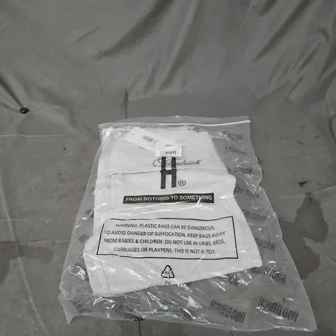 BAGGED HOODRICH POISE FOLD OVER FLARE LEGGINGS LIGHT GREY MARL/BLACK MEDIUM