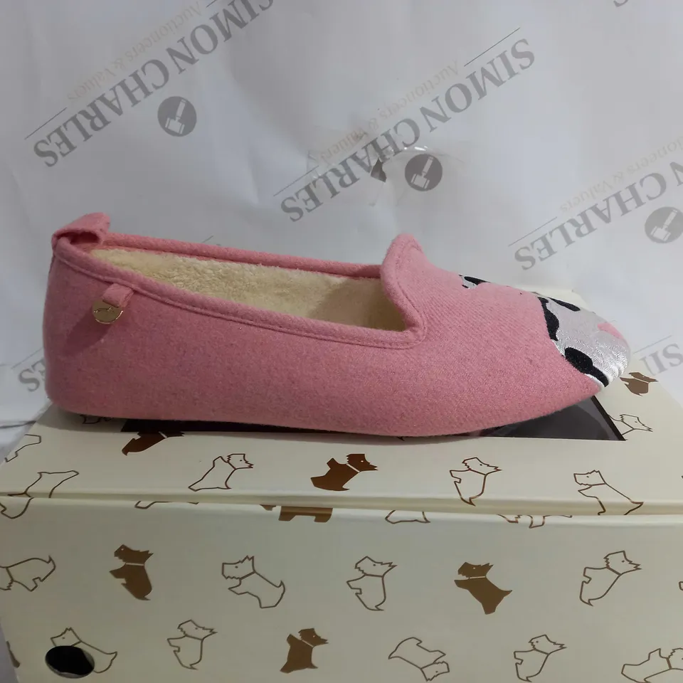 RADLEY HOUSE SHOE/SLIPPER PINK - SIZE UK 6	