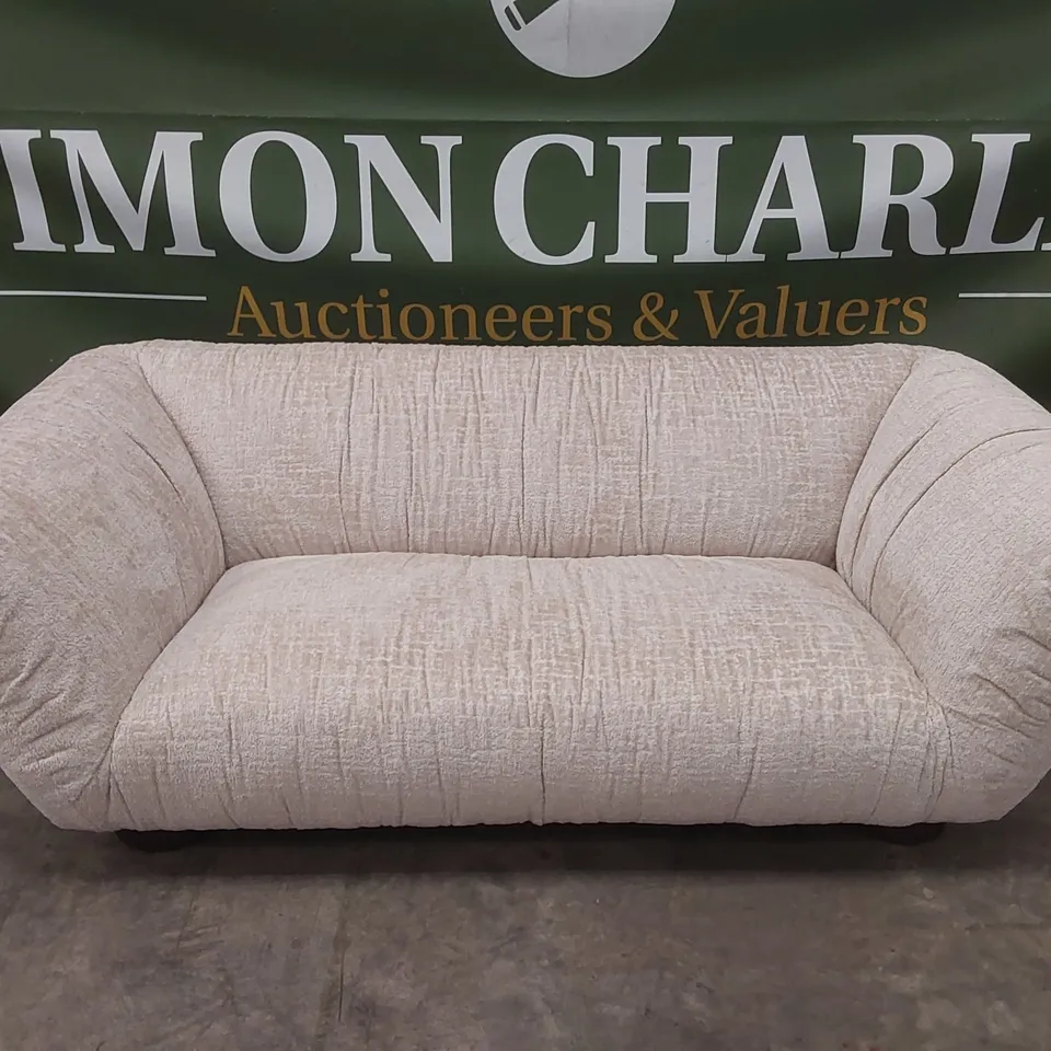 QUALITY DESIGNER ROCHE 3 SEATER OMBRA SAND FABRIC