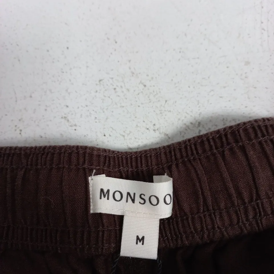 MONSOON BROWN TROUSERS, WOMEN'S, SIZE M