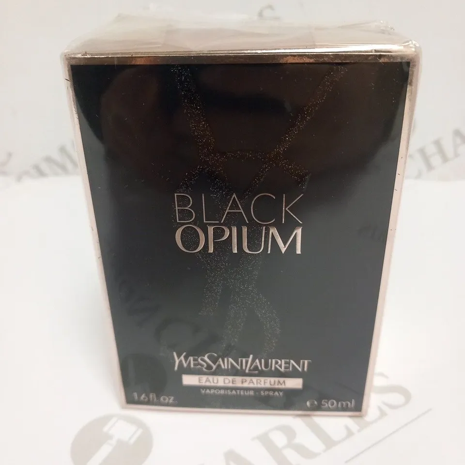 BOXED AND SEALED YVES SAINT LAURENT BLACK OPIUM EAU DE PARFUM SPRAY 50ML