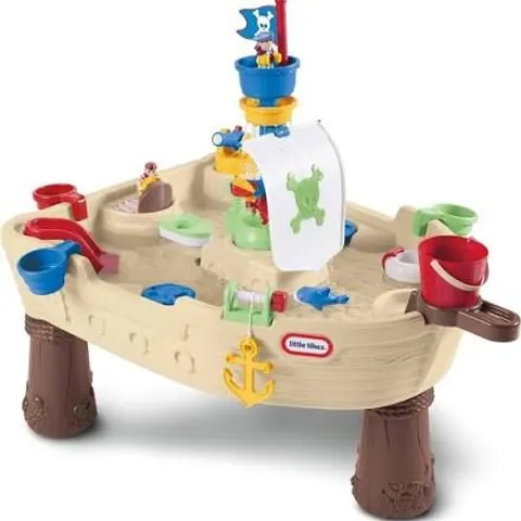 BOXED LITTLE TIKES ANCHORS AWAY PIRATE SHIP WATER PLAY TABLE