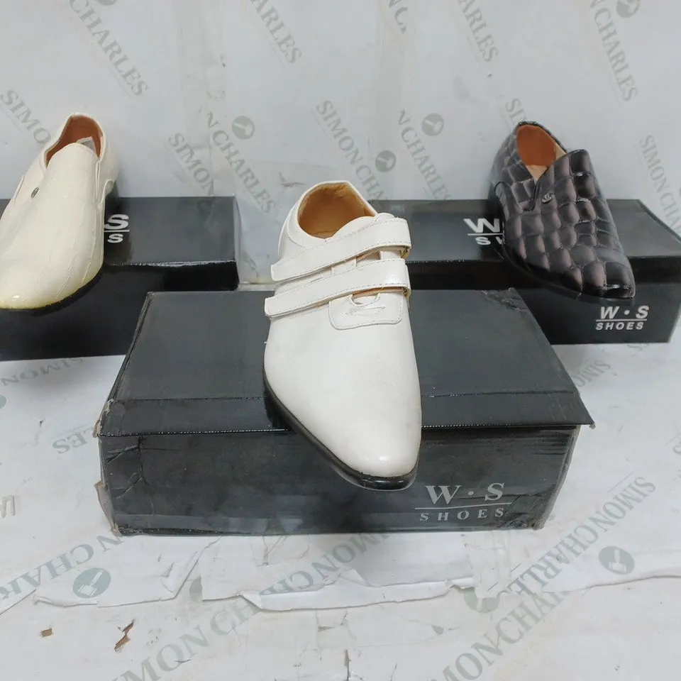 LOT OF 6 PAIRS OF W.S SHOES