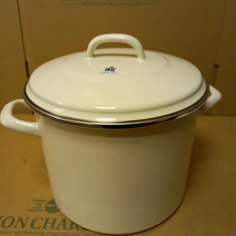 BK INDIGO 24CM 8.7L STOCKPOT CREAM