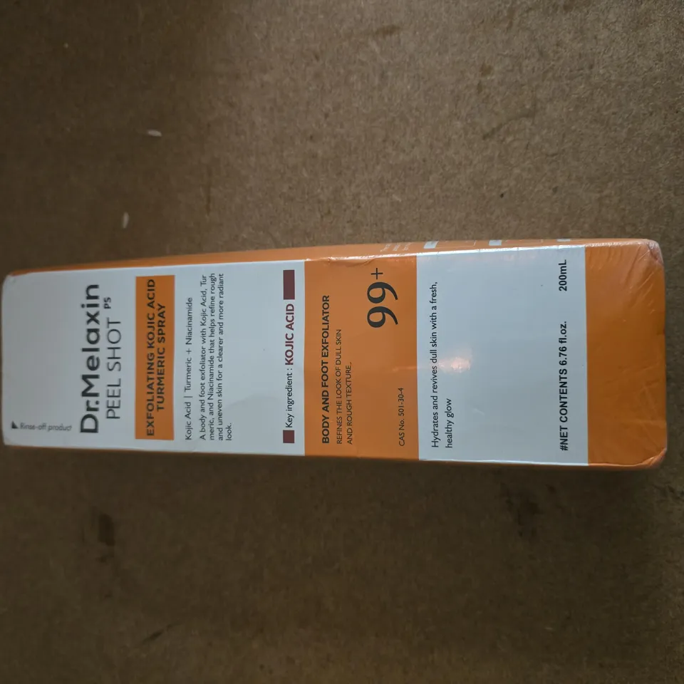 KOJIC ACID EXFOLIATING PEEL SOLUTION – 200ML (DR MELAXIN)