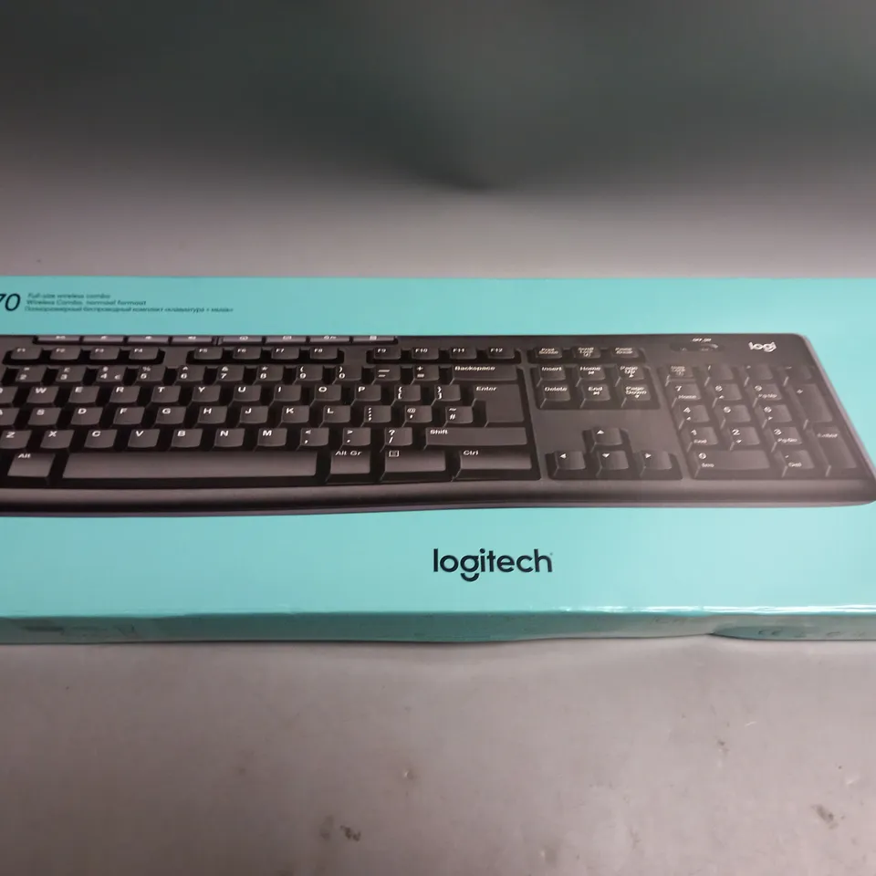 BOXED LOGITECH MK270 WIRELESS KEYBOARD AND MOUSE COMBO