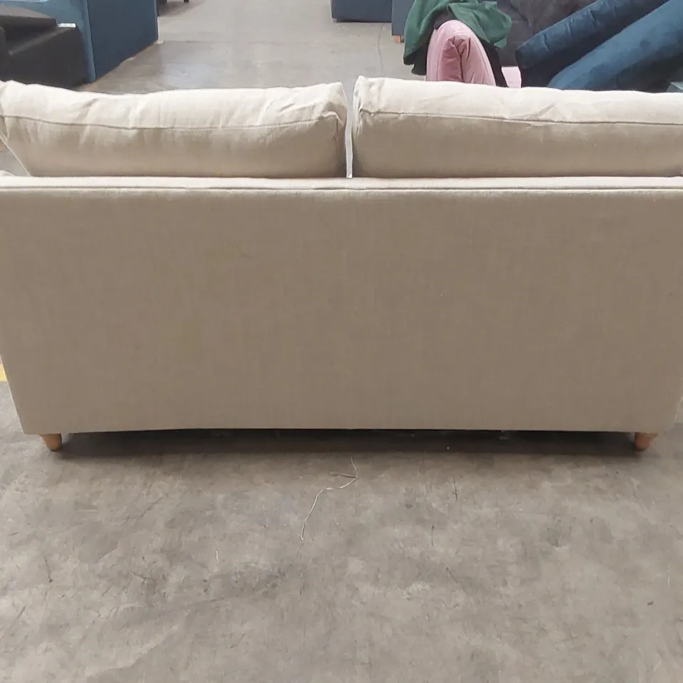 QUALITY DESIGNER 3 SEATER UPHOLSTERED SOFA BED