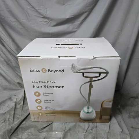 BLISS AND BEYOND EASY GLIDE FABRIC IRON STEAMER BOXED