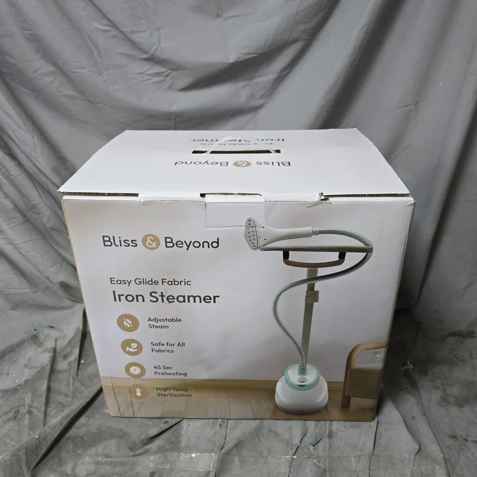 BLISS AND BEYOND EASY GLIDE FABRIC IRON STEAMER BOXED