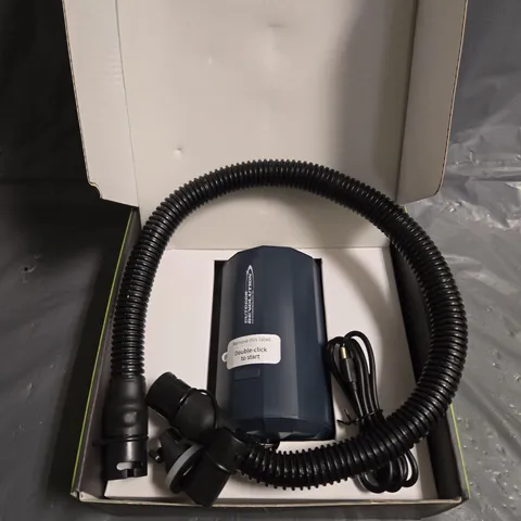 BOXED OUTDOOR REVOLUTION RECHARGEABLE AIR TUBE PUMP 