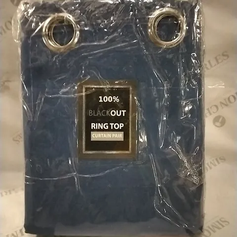 Bagged bigham blackout eyelet curtains 229x229cm