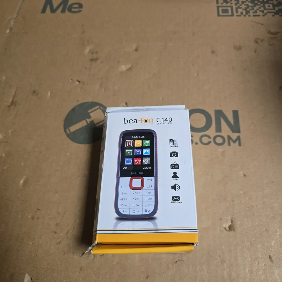 BEA-FON C140 CLASSIC LINE MOBILE PHONE – WHITE, BOXED