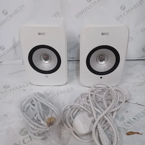 KEF LSX WIRELESS PAIR OF SPEAKERS - WHITE