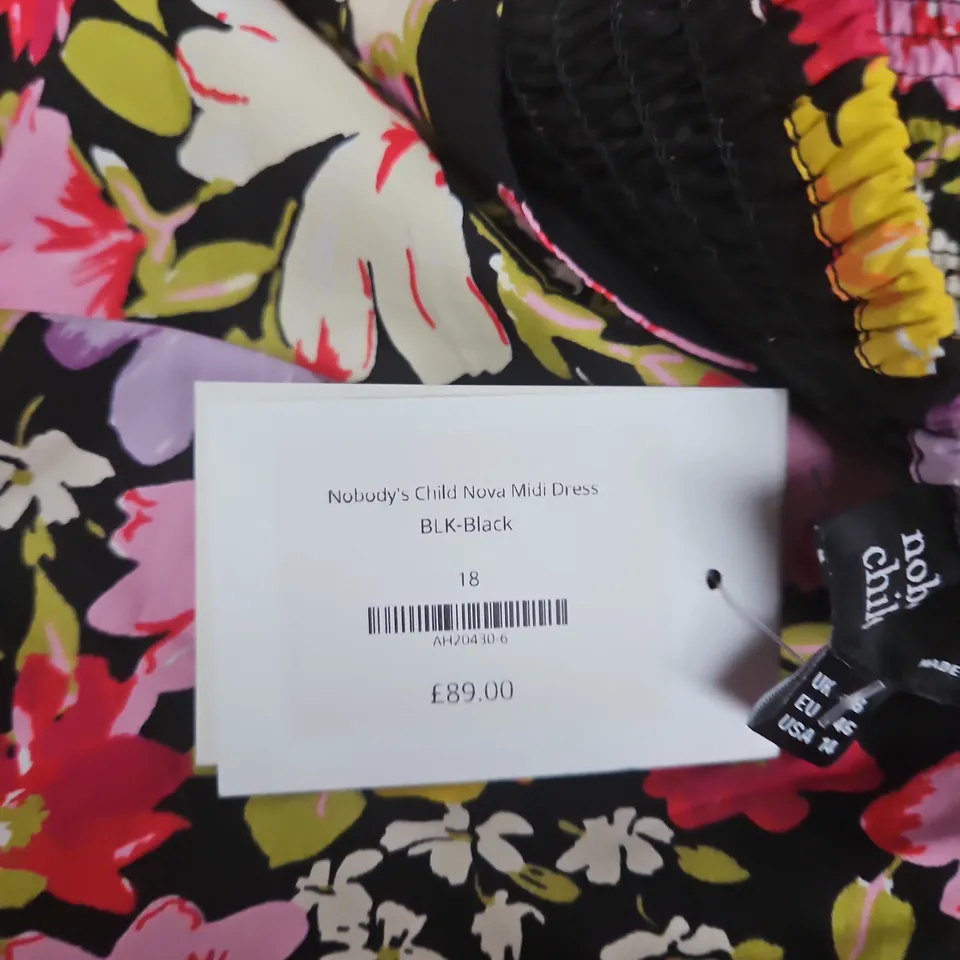 NOBODYS CHILD NOVA MIDI DRESS - SIZE 18