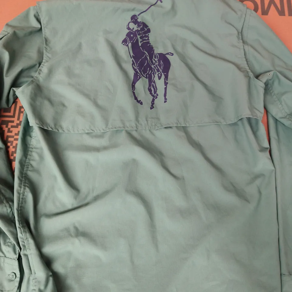 POLO RALPH LAUREN CLASSIC FIT SHIRT IN GREEN SIZE SMALL