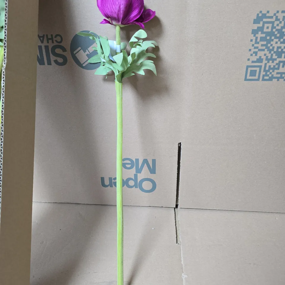 BOX OF 12X GISELA GRAHAM FAUX FLOWER PURPLE