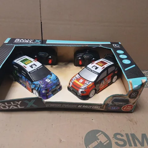 RALLY DUEL TWIN PACK RC RALLY CARS – 2 X REMOTE-CONTROL CARS