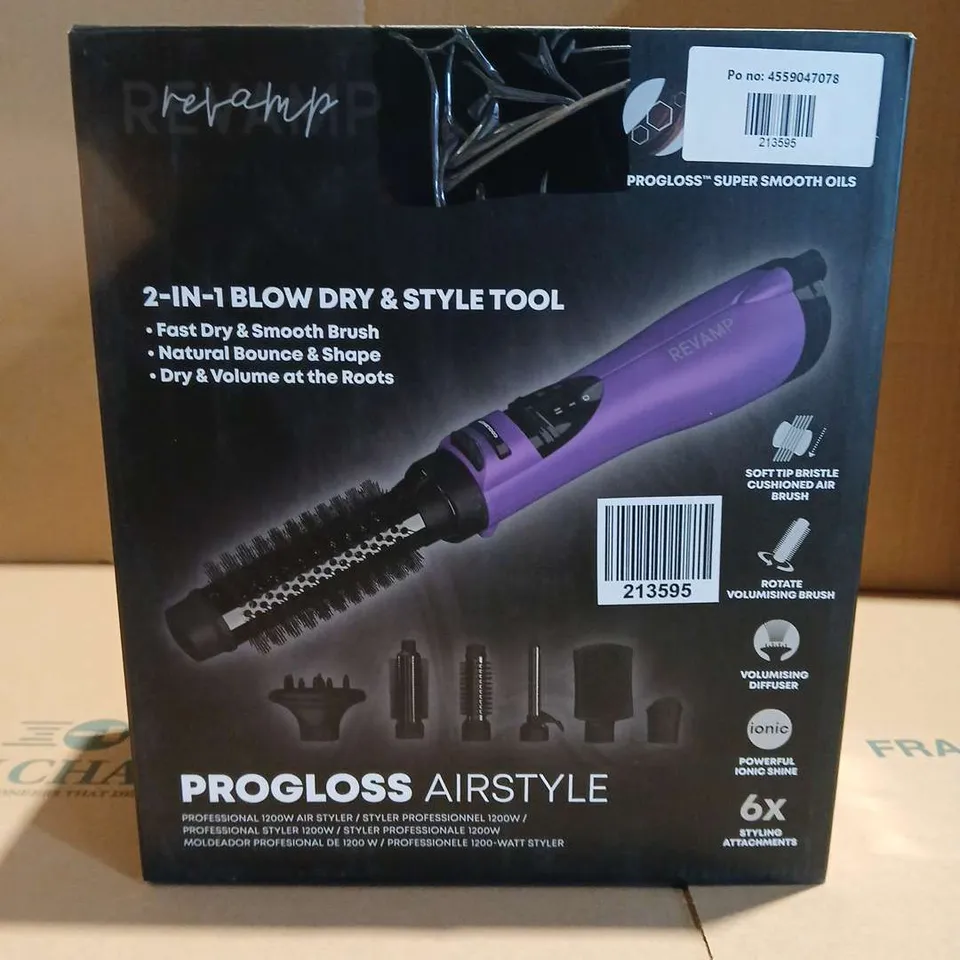 BOXED REVAMP 2IN1 BLOW DRY & STYLE TOOL