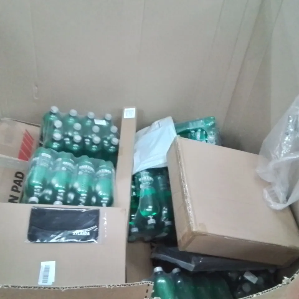 PALLET OF ASSORTED HOUSEHOLD GOODS AND PRODUCTS TO INCLUDE;BIRD FEEDER,FOLDER