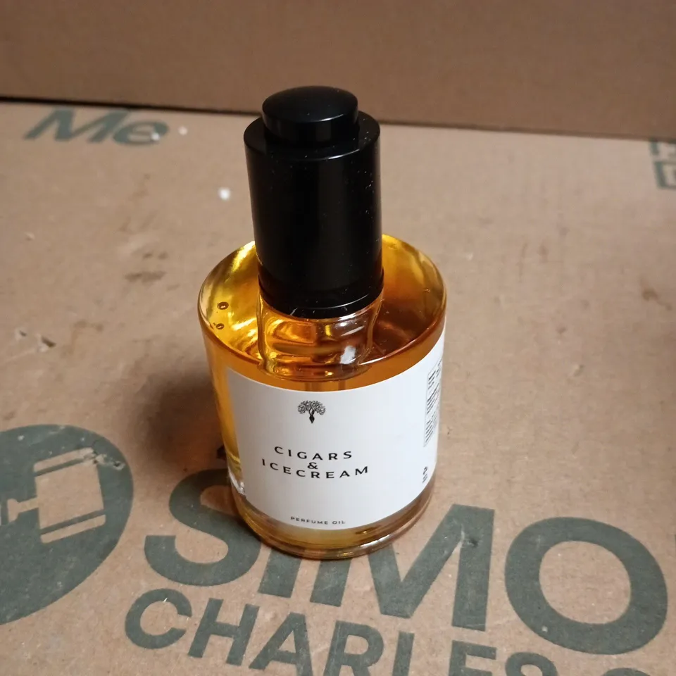 ETERNAL PERFUME OILS – CIGARS & ICE CREAM FRAGRANCE OIL BOTTLE 