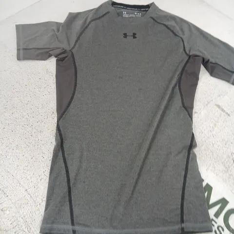 UNDER ARMOUR HEATGEAR COMPRESSION TOP β MEN'S, GREY, UK M (MD/M/M)